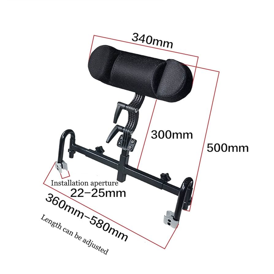 Amazon.co.jp: 車椅子用ヘッドレスト、ネックピロー、高さ調節